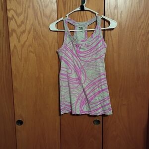 Champion Women's Tank Top in Purple Swirl on Gray